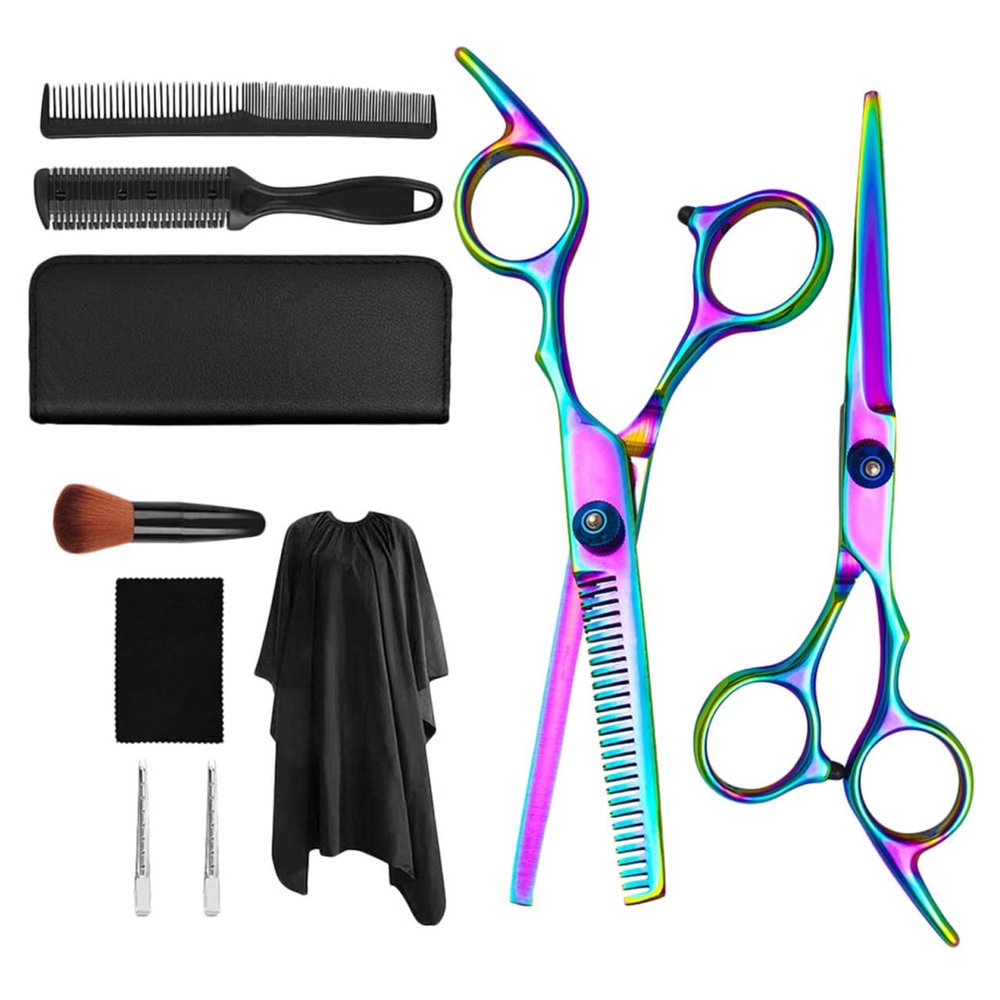 Hairdressing Scissors Set, 1 Set, Stainless Steel and Plastic