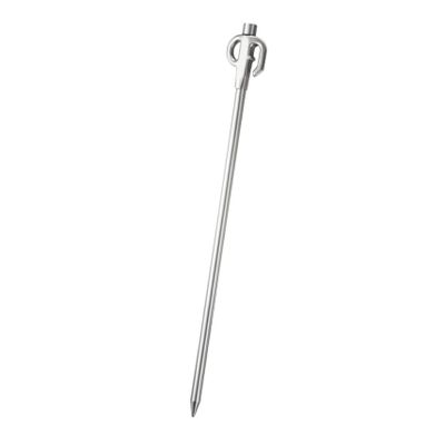 SEWOART Stainless Steel Dog Tie-Out Stake with 360-Degree Swivel Ring