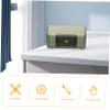 Green Cosmetic Storage Box with Drawer, PS/ABS, Multiple Pieces view 3