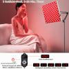 Red Light Therapy Panel with 225 LEDs, 660 nm & 850 nm Near-Infrared, Stand, 5 Levels, Timer view 2