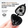 Giwnhvx 2-Pack 2-in-1 Coffee Capsule Pods for 9662.62 Machine, Refillable Filter Pod for Coffee and Tea view 2