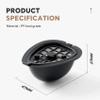 Giwnhvx 2-Pack 2-in-1 Coffee Capsule Pods for 9662.62 Machine, Refillable Filter Pod for Coffee and Tea view 3
