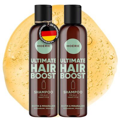 Hair Growth Shampoo for Hair Loss with Biotin and Caffeine, for Women and Men, 2-Pack
