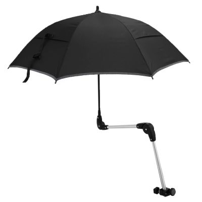 bescomedical Rollator Umbrella - Wind, Rain & Sun Protection - Black