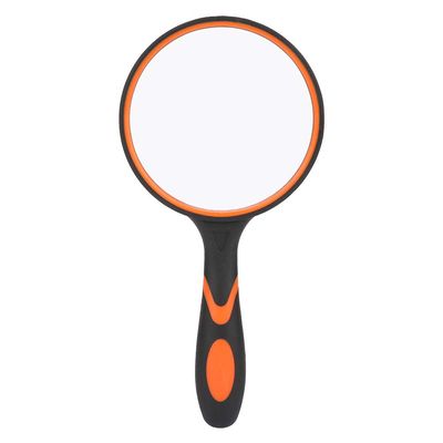 65 mm Reading Assistant Tool, 8x Magnification, for Newspapers and Books, Black and Yellow