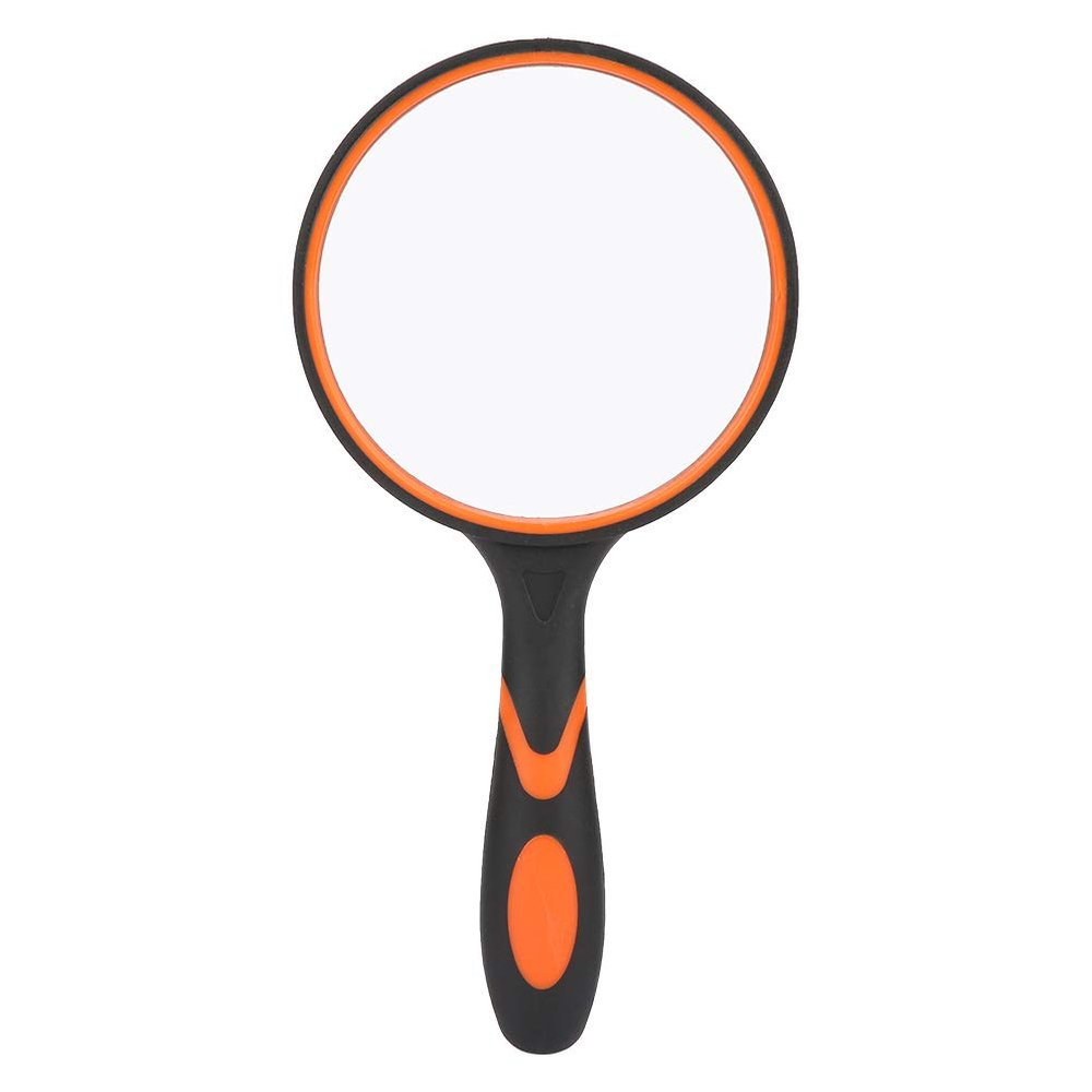 65 mm Reading Assistant Tool, 8x Magnification, for Newspapers and Books, Black and Yellow