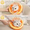 Adjustable Cat Collar, Soft, Post-Surgery, for Kittens, Orange, Size S view 3