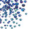 3,456 Dark Green Flat-Back Rhinestones for Nail Art, 6 Sizes view 2