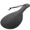 Round Black BDSM Fetish Spanking Paddle with Spikes view 1