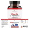 High-Dose Vitamin B Complex from Buckwheat, Vegan Capsules in Glass view 3