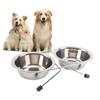 Toddmomy Food Bowl for Dogs and Cats with Non-Slip Base, Double Food and Water Bowl for Small Animals, Durable and Easy to Clean view 2
