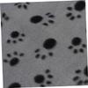 Kisangel Double-Sided Pet Blanket 60x70cm Gray with Paw Print view 3