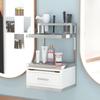 ININOSNP Wall-Mounted Salon Trolley, B, 2 Drawer Layers view 2