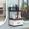 ININOSNP Wall-Mounted Salon Trolley, B, 2 Drawer Layers view 4