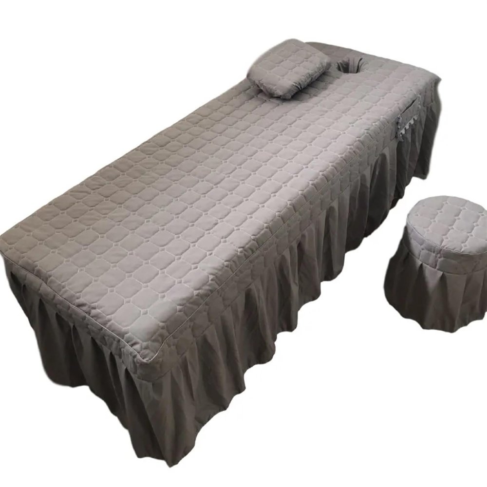 Massage Table Cover, 1 Piece, Nordic Gray, 70 x 190 cm
