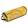 KLL 2-in-1 Hair Tool Organizer & Heat-Resistant Mat, Portable Travel Case for Flat Irons, Straighteners, Curling Irons, Beauty-Ugli, Fruit, Orange view 1