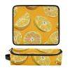 KLL 2-in-1 Hair Tool Organizer & Heat-Resistant Mat, Portable Travel Case for Flat Irons, Straighteners, Curling Irons, Beauty-Ugli, Fruit, Orange view 3