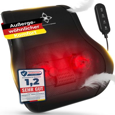 MASSAGEWERK Shiatsu Back and Neck Massager with Heat