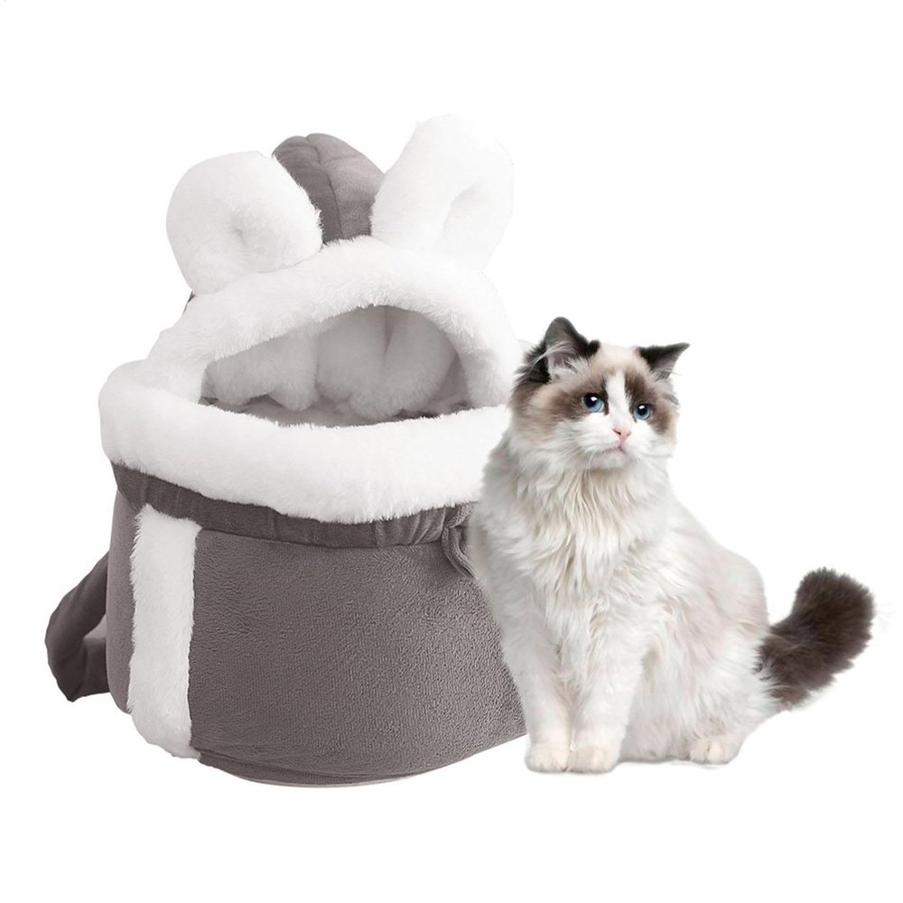 Cat Carrier Bag with Double-Pocket Design