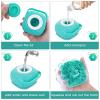Silicone Pet Bath Brush with Shampoo Dispenser view 4