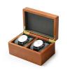 2-Tier Wooden Jewelry Organizer Box for Necklaces, Rings, Earrings and Watches view 1