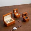 2-Tier Wooden Jewelry Organizer Box for Necklaces, Rings, Earrings and Watches view 3