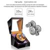 PYYLTTP Wendler Automatic Watch Winder Box for 2 Watches with LED Lighting, Watch Storage Box, 5 Rotation Modes (C) view 3