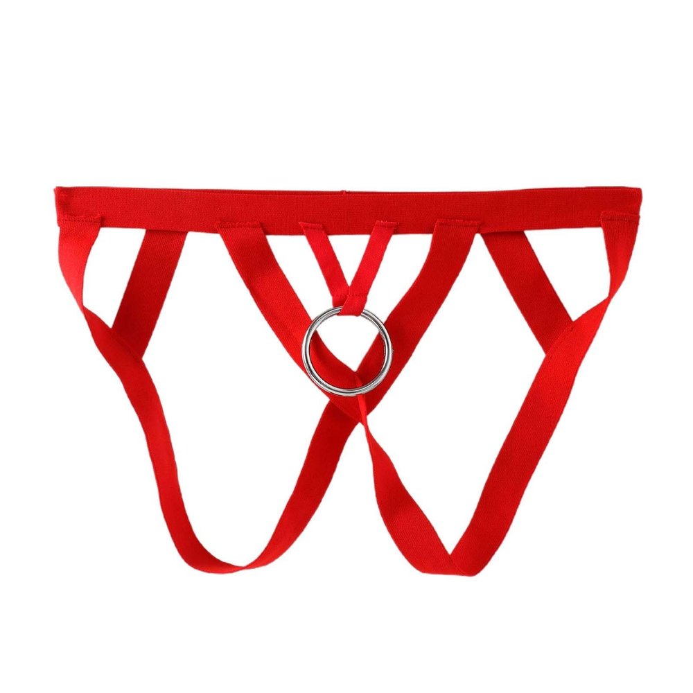 Cexiakong Women's Open-Crotch Lace Thong, Sexy Low-Rise Lingerie Panties
