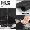 Mateju Dog & Cat Bowl Mat, Paw Print, Non-Slip, Absorbent, Quick-Drying, Gray 3.40 x 60 cm view 4