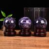 NHDVDVAV Natural Amethyst Healing Quartz Crystal Sphere, 40 mm view 3