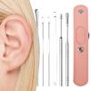 Earwax Removal - Professional 6-in-1 Ear Cleaning Kit with PU Storage Pouch view 1