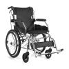 GddOGUK Aluminum Self-Propelled Transport Wheelchair, Foldable, Adjustable Pedal, 17.3-Inch Seat view 1