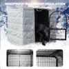 Insulated Dog Kennel Cover, Winter Cotton, Windproof and Rainproof view 3