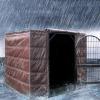 Insulated Dog Kennel Cover, Winter Cotton, Windproof and Rainproof view 4
