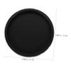 Yardwe Round Plastic Terrarium Water Bowls, 2-Pack, Black view 3