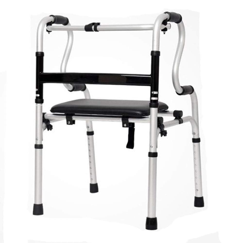 Lightweight Folding Adjustable Elderly Walker with Armrests