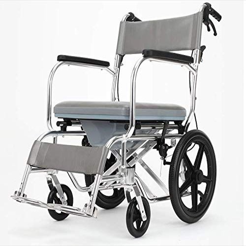 Multifunctional Foldable Wheelchair for Older Adults, Ultralight and Portable