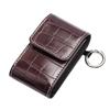 Portable Brown Leather Storage Bag view 1