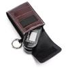 Portable Brown Leather Storage Bag view 2