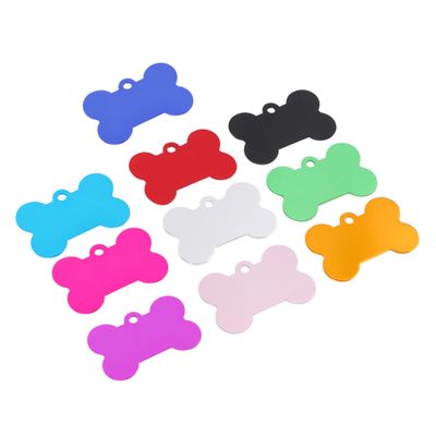 Toddmomy Personalized Pet ID Tag - Bone Design - Set of 10