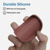 OHMO Dog Food Can Lids, 75mm Silicone Covers, BPA-Free, Coral & Cherry Red, 2-Pack view 3