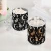 Q-Tip Holder Dispenser Set, 2-Piece, Clear Bathroom Makeup Organizer view 2