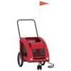 Gecheer Dog Bicycle Trailer, Red Oxford Fabric, 137 x 68 x 72 cm view 3