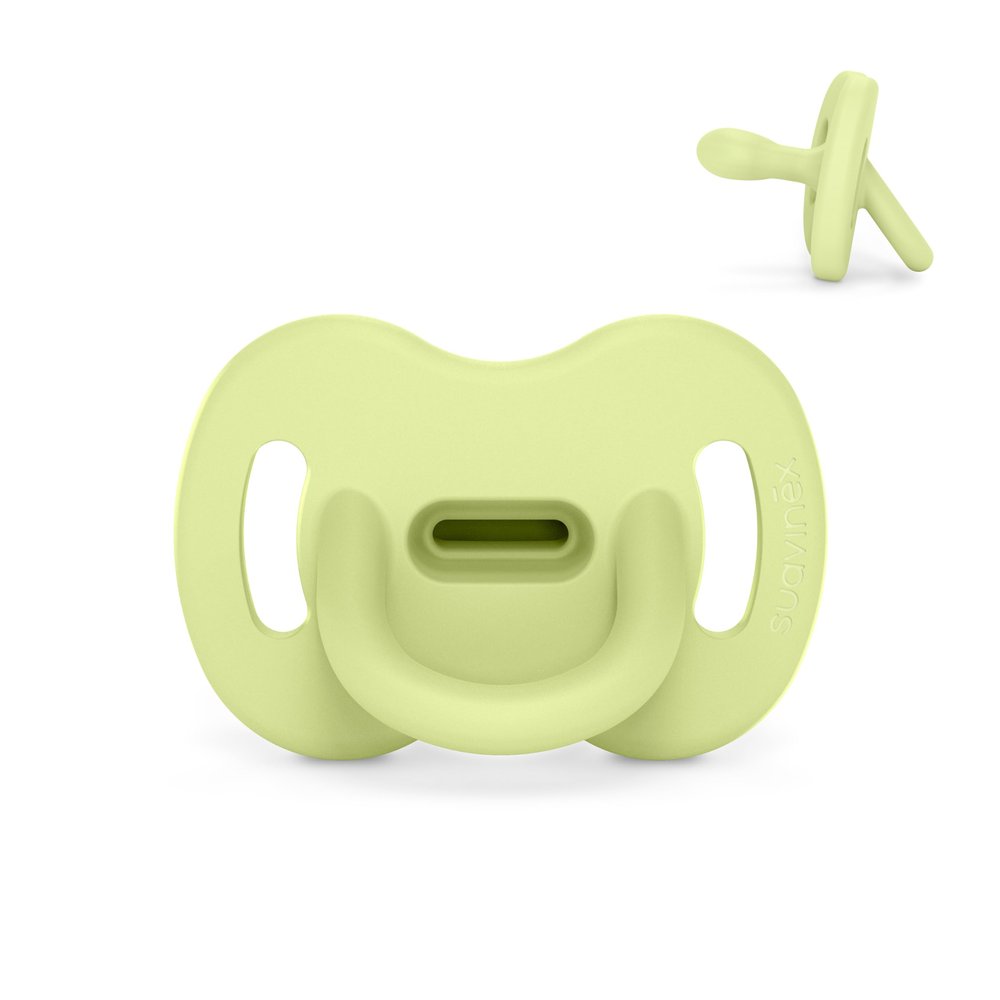 Suavinex Silicone Pacifier, 0–6 Months and Newborns, Physiological SX Pro Nipple, Lime