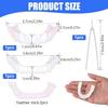 2 Pairs of Snap-On Fake Teeth, Upper and Lower Veneers, Temporary Dentures view 2