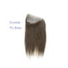 Men's Toupee with Invisible Thin-Skin PU V-Cut Front Hairline view 2