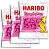 3-Pack Haribo Herzbeben, 3 x 160 g, Cherry-Flavored Foam Sugar Confectionery view 1