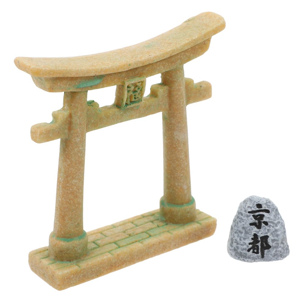 SEWOART Miniature Japanese Zen-Style Decor for Aquariums, Bonsai and Fairy Gardens