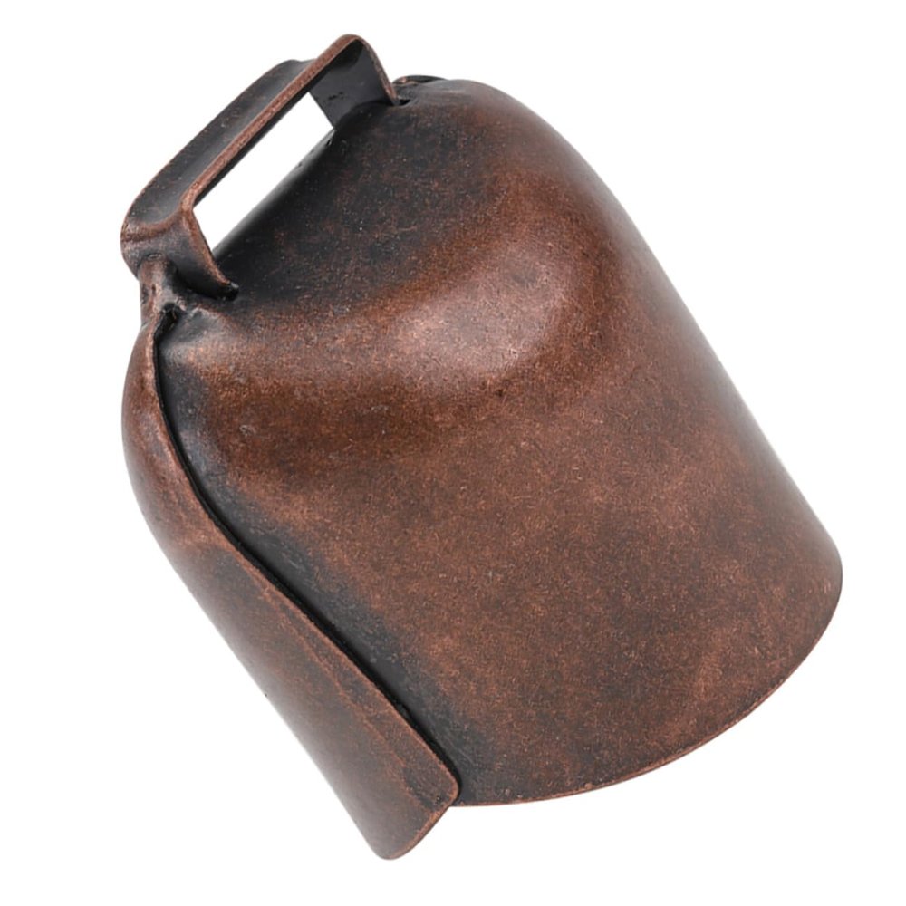 Small Coffee-Colored Iron Cowbell for Dogs and Cows