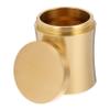Supvox Copper Bird Food Jar, Round Training Feeder for Birds and Parrots view 1